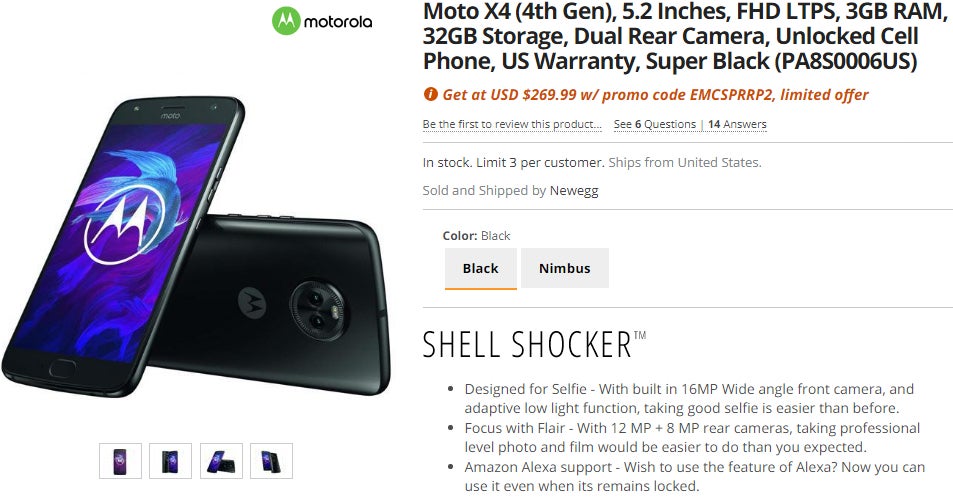 Today only: Motorola Moto X4 costs just $269, free wireless headphones included