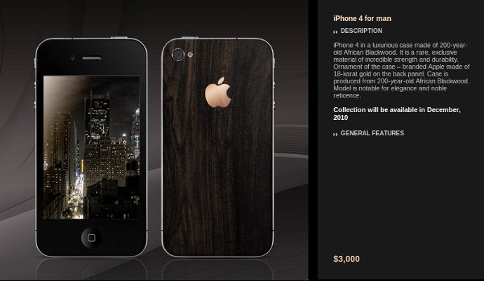 Gresso unveiling iPhone 4 for Him  - $3000, and for Her - $3500