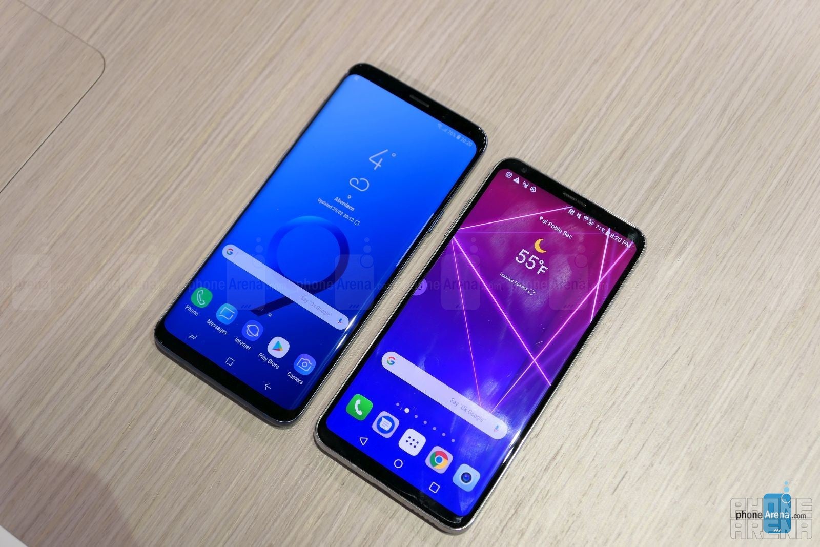 Samsung Galaxy S9+ vs LG V30: first look