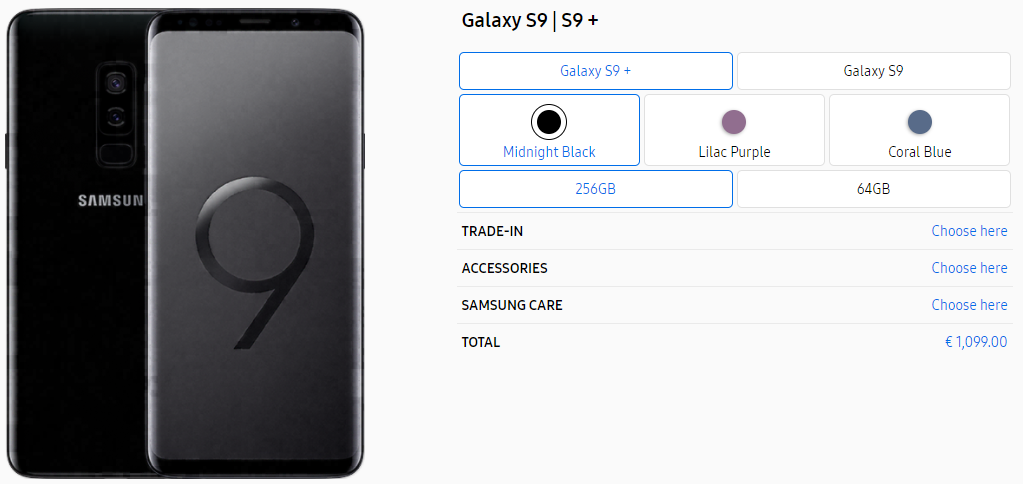 So, you think the Galaxy S9 is expensive? Check out the UK, Germany, Italy or China prices!