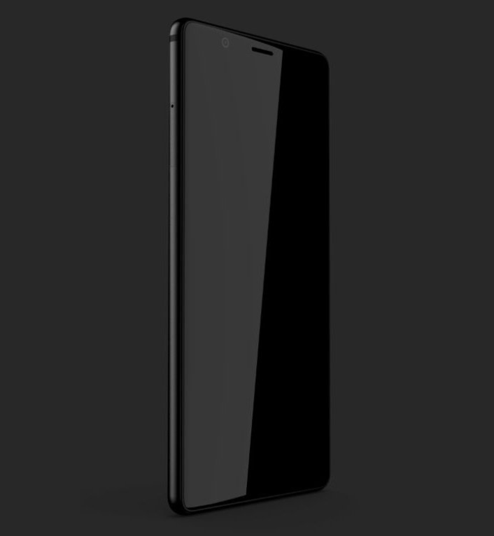 Render of the near bezel-less BlackBerry Ghost - Optiemus&#039; near bezel-less BlackBerry Ghost surfaces thanks to new leak