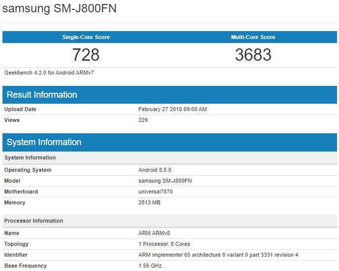 Samsung Galaxy J8 leaks out ahead of official unveiling