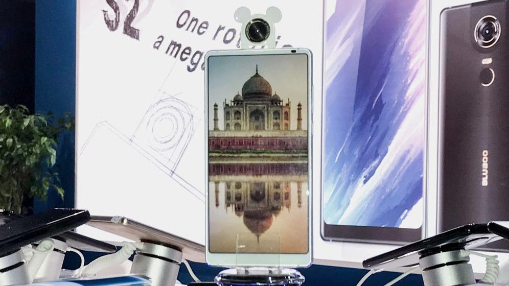 The Bluboo S2 was at MWC with its crazy rotatable camera, all-screen front, massive battery