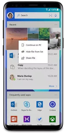 Microsoft wants you to install its Launcher on the Samsung Galaxy S9