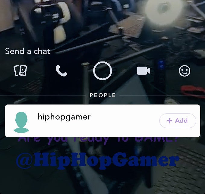 The menu that will show up after you tap on a tag inside a post - Snapchat may soon allow you to tag people in snaps and stories