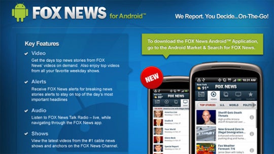 Turn your Android to the right-Fox News app now available
