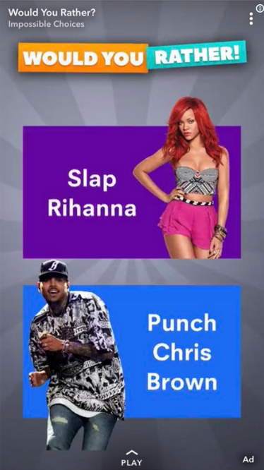 Snapchat's controversial ad - Users are deleting Snapchat following its "slap Rihanna" ad (UPDATE)