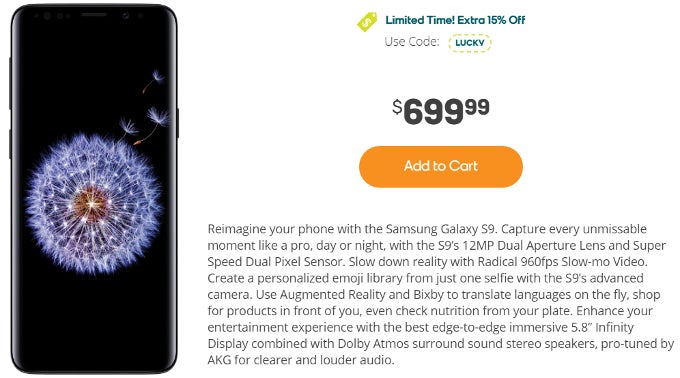 Major Deal: Samsung Galaxy S9 costs only $595 at Boost Mobile (limited time offer)