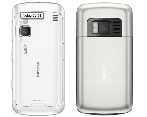 Nokia C6 (L), C6-01 (R) - White Nokia C6-01 with 8MP camera stops to get snapped