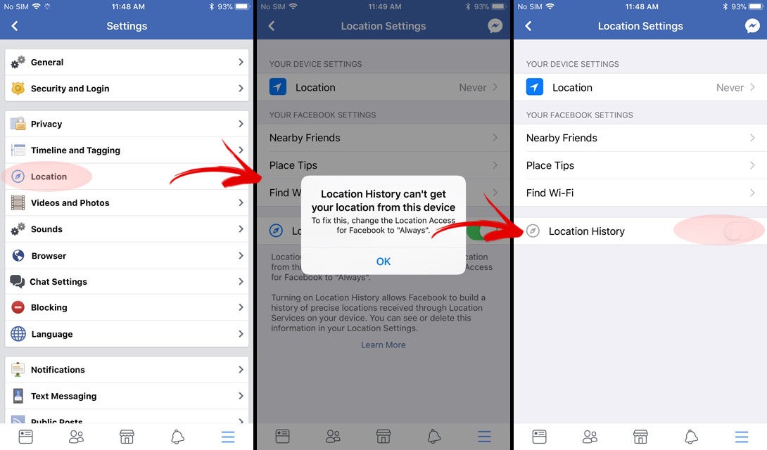 Clear that location history - How to use Facebook without giving away all of your data