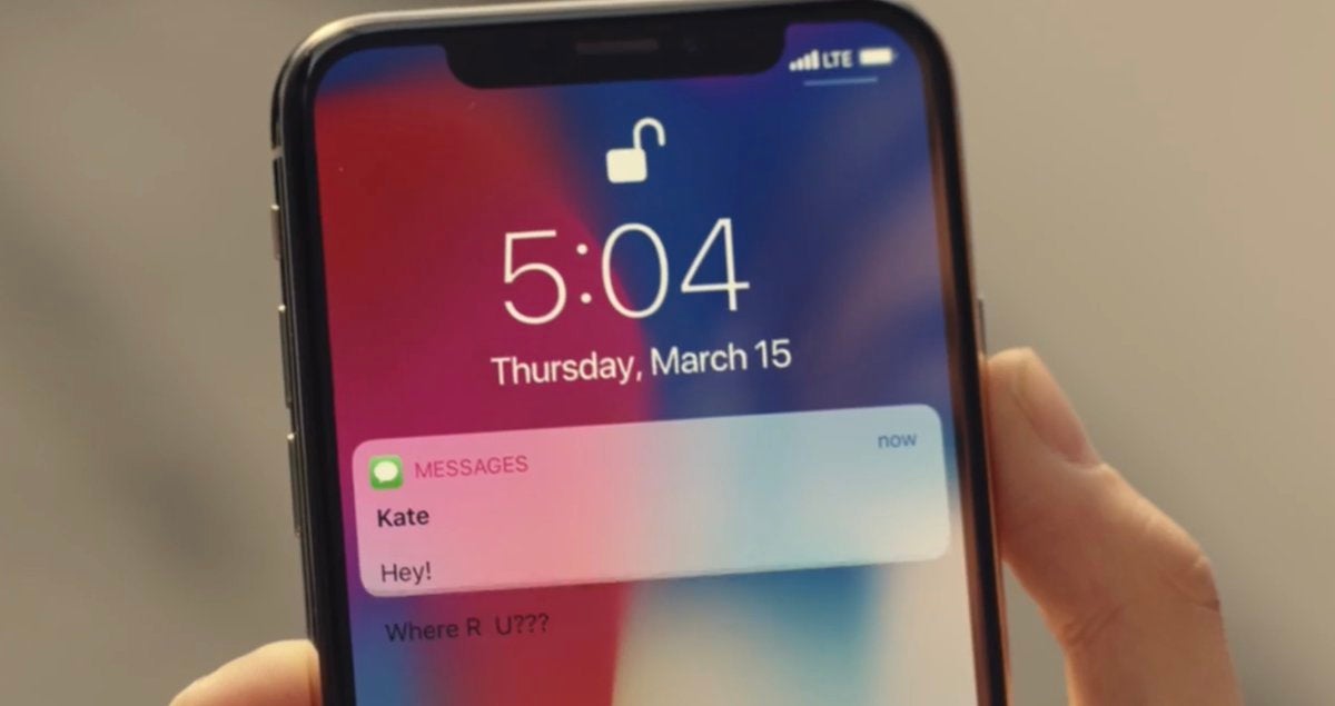 Apple virtually cleans the message bug in its iPhone X ad, keeps it in iOS 11