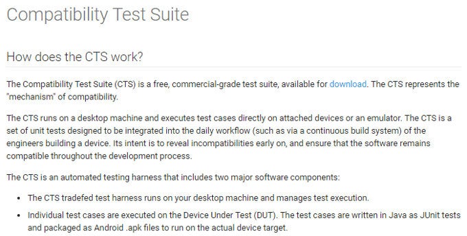 If the device manufacturer didn't go through this process, you might be in for some trouble - Google's apps and services will now require your phone to be certified