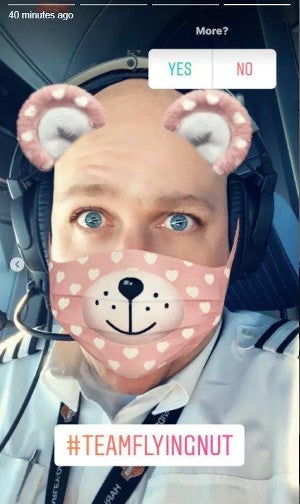 Mr Castellucci even included a poll to see if people wanted more - Airplane pilots suspended because of using Snapchat mid-flight