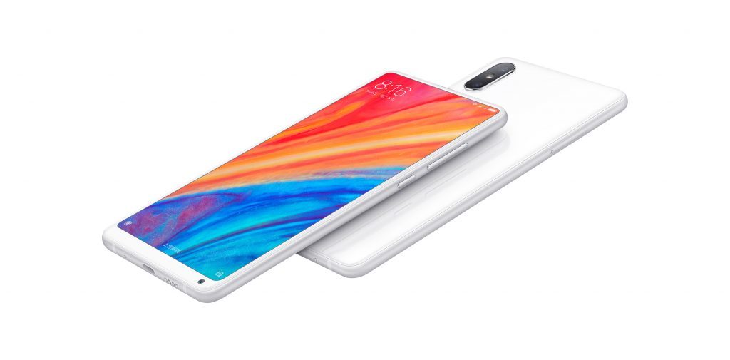 The new Xiaomi Mi Mix 2S in white - Xiaomi Mi Mix 2S is now official; high-end specs at a reasonable price