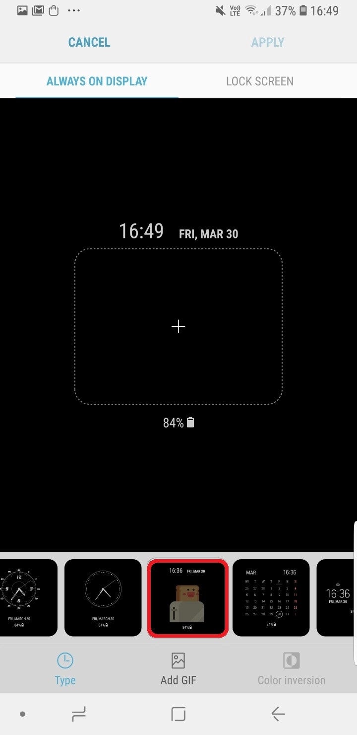 Samsung Galaxy S9 GIF support - Samsung Galaxy S8/S8+ and Note 8 updated with GIF support for Always On Display