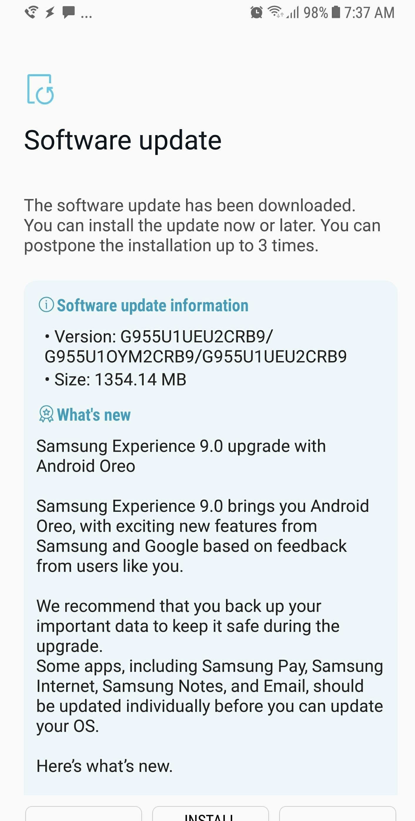 Unlocked Samsung Galaxy S8 and S8+ finally getting Android 8.0 Oreo in the US
