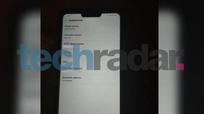 Photograph that claims to show the LG G7 ThinQ - LG G7 ThinQ appears in leaked photos, notch and all