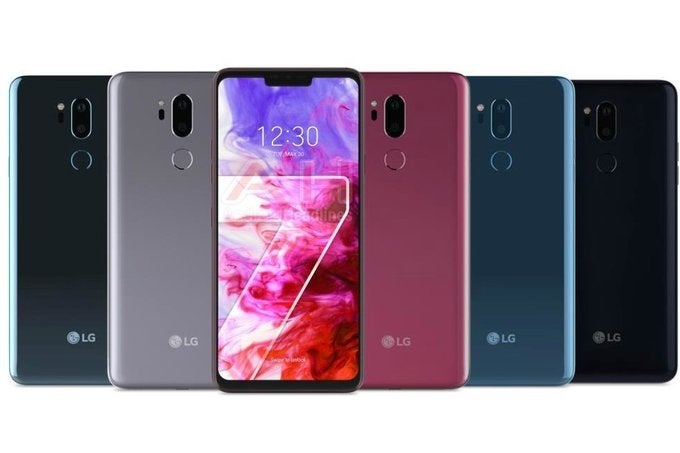 LG G7 ThinQ leaked render giving us an early look at all the official colors - LG G7 ThinQ rumor round-up: Specs, design, features, price, release date