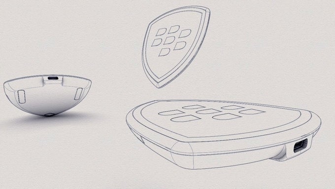 Uniquely-designed BlackBerry wireless charger appears in sketch