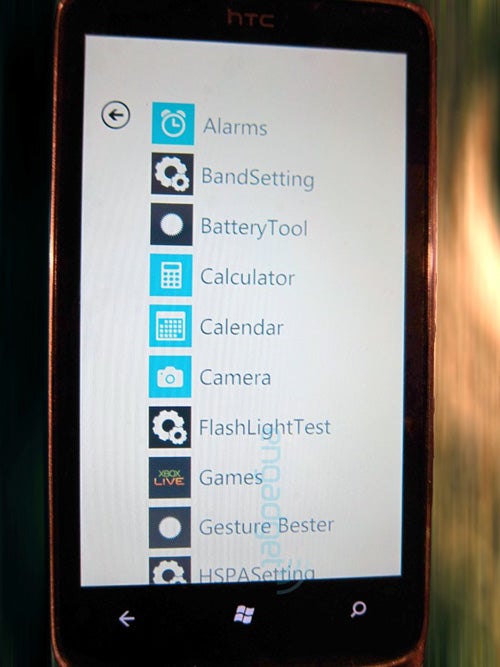 Mysterious HTC device is pictured with Windows Phone 7, but without Sense