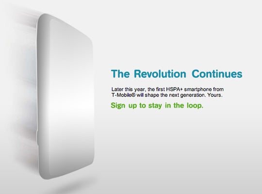 T-Mobile puts up teaser site for its first HSPA+ model?