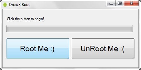 Root your DROID X with just one click