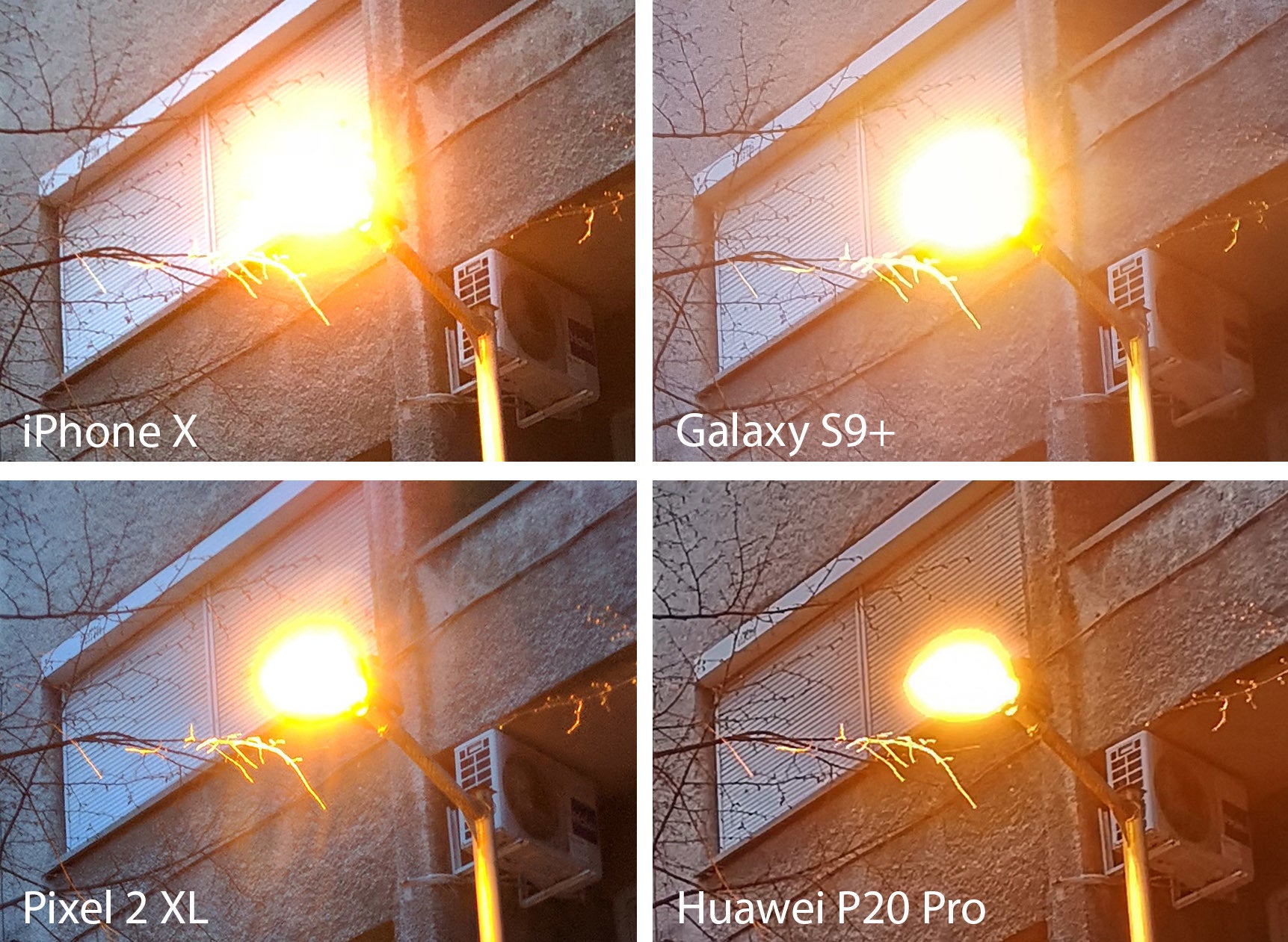 Huawei P20 Pro vs Pixel 2 XL vs Galaxy S9+ vs iPhone X: low-light camera shoot-out