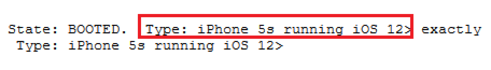 Excerpt from WebKit test showing that the Apple iPhone 5s was running iOS 12 - Apple iPhone 5s might get iOS 12 according to WebKit test