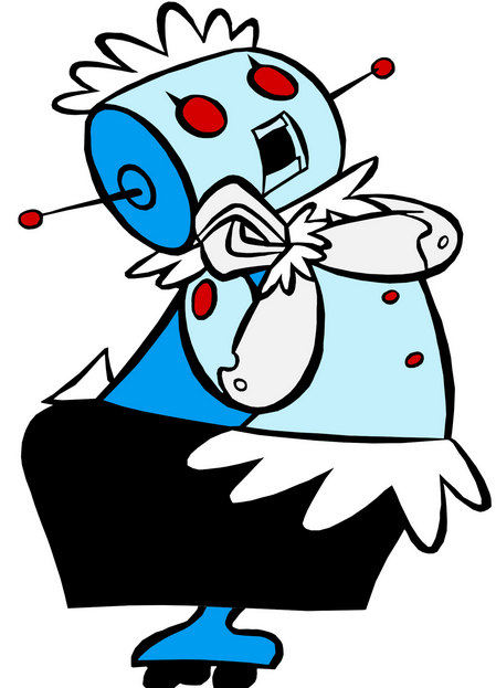 Rosie, the robotic maid from 1960&#039;s cartoon The Jetsons - Report says Amazon has a top-secret project involving robots for the home