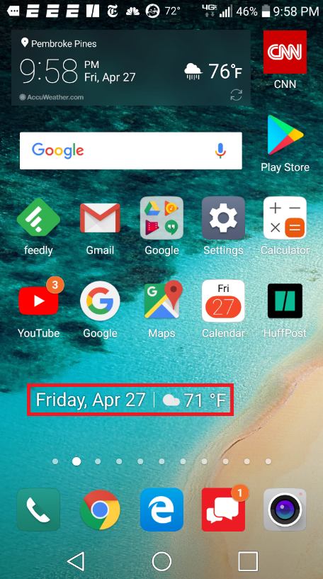 Google&#039;s &quot;At a glance&quot; widget is now available for non-Pixel handsets - Pixel&#039;s &quot;At a glance&quot; widget available now to those beta testing the Google app for Android