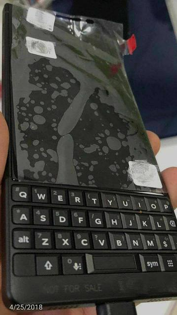 The BlackBerry Key 2 - New image of BlackBerry KEYone sequel surfaces; phone to be named KEY2?