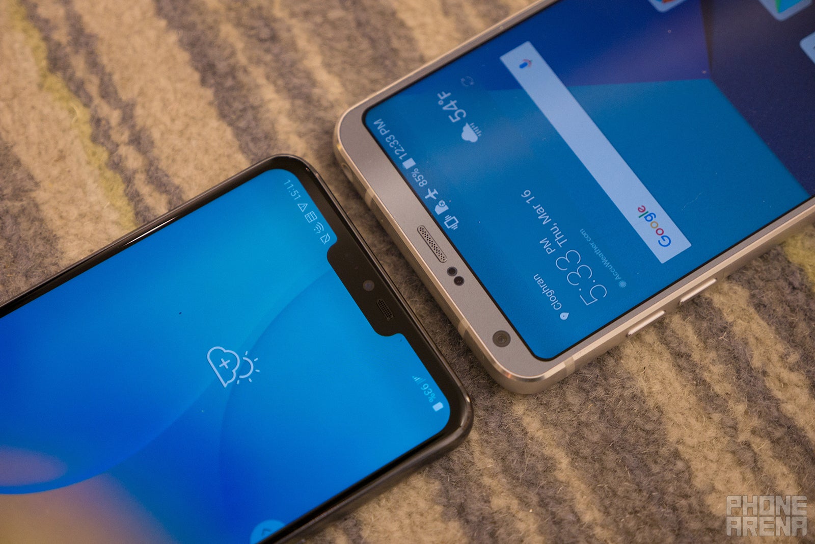 LG G7 ThinQ vs LG G6: first look