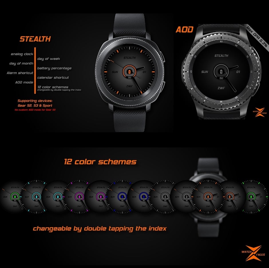 Check out these watchfaces for your Gear Sport, Gear S3, or Gear S2 ...