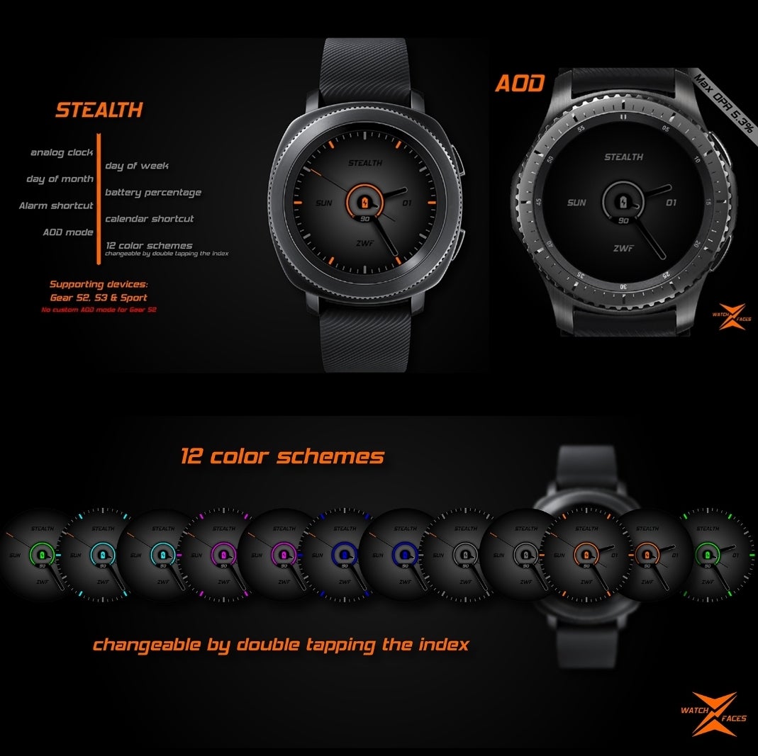 30 of the best watchfaces for Samsung Gear Sport, Gear S3, Gear S2