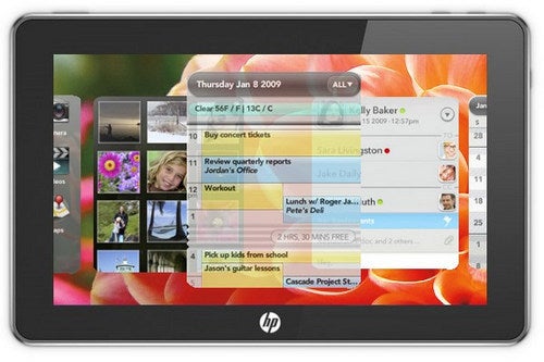 HP plans to release a webOS powered tablet in Q1 2011