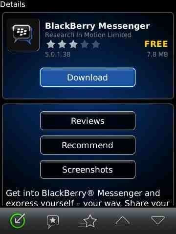 Update for BlackBerry Messenger features a long listing of improvements