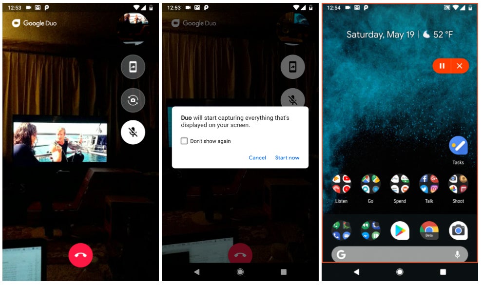 Google Duo gets screen sharing feature in latest update