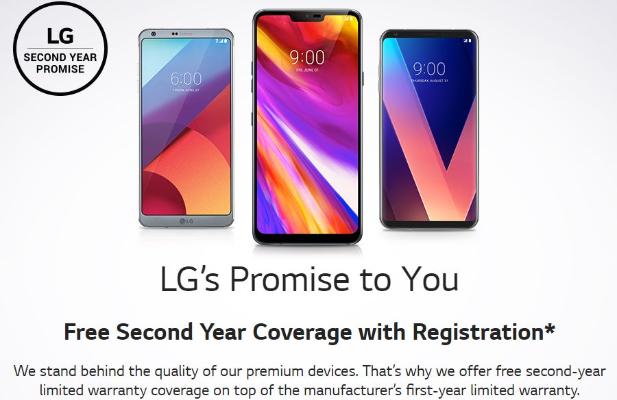 LG G7 ThinQ comes with free extended warranty in the US