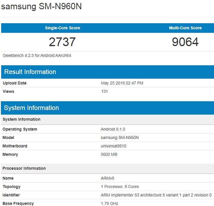 Exynos-based Samsung Galaxy Note 9 to be speedier than the Snapdragon variant