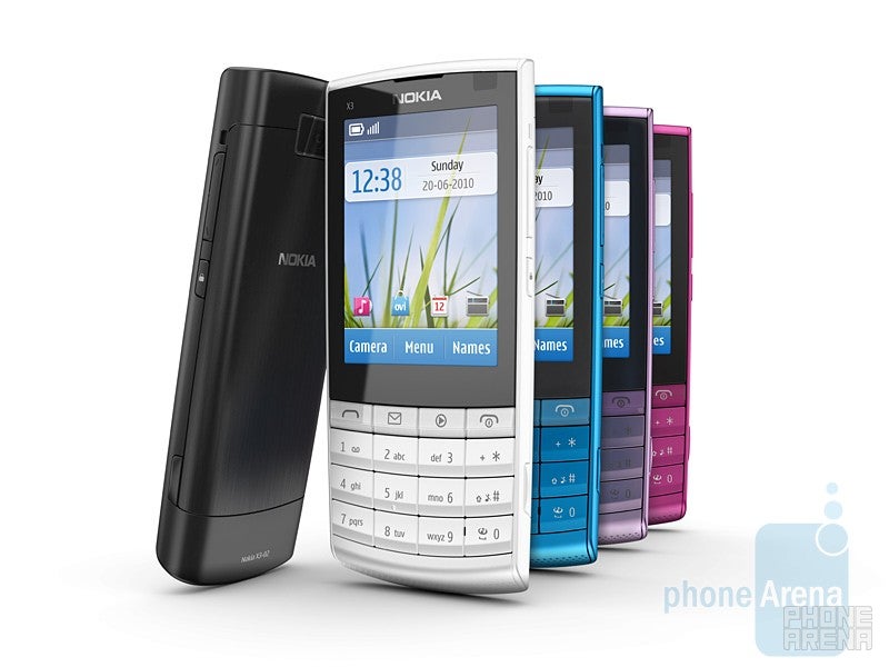 Nokia X3 Touch and Type will come in 5 colors - Nokia volleys the X3 Touch and Type for those who “just want a phone”