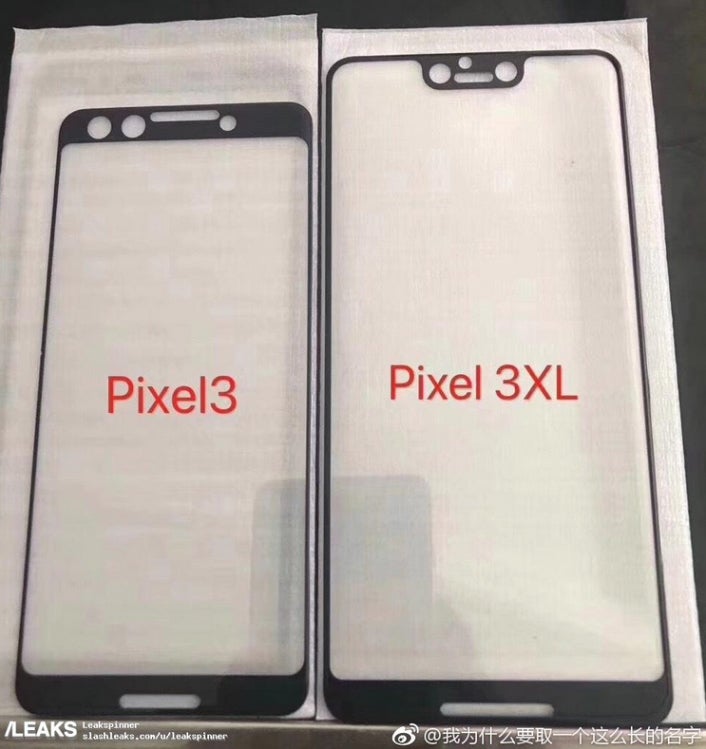 Screen protectors allegedly made for the Pixel 3 and Pixel 3 XL - This is what the Pixel 3 and Pixel 3 XL could look like
