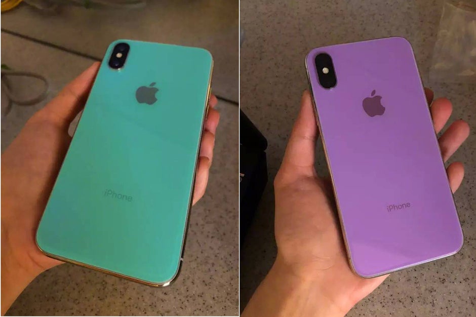 Alleged Iphone Xs Green And Violet Colors Are Food For Thought Phonearena