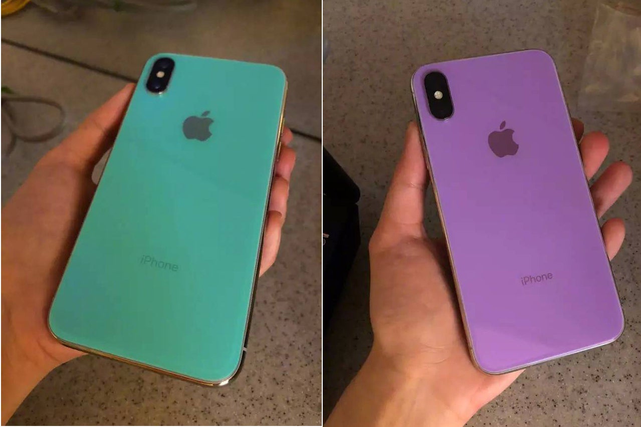 It's time to start picturing new iPhone X colors, just not this green... or this violet