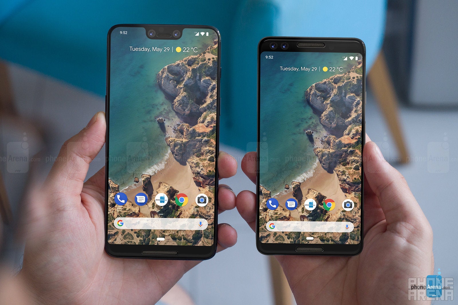 This is what the Pixel 3 and Pixel 3 XL could look like