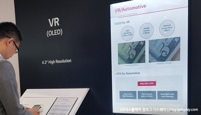 LG's whopping 1440ppi OLED screen may land in a future Google VR gizmo - LG and Samsung flaunt their newest screens, including the highest-density OLED display