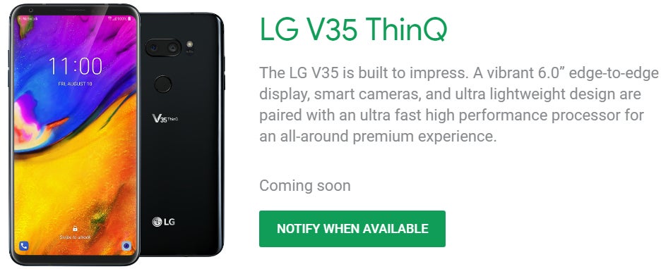 Google Project Fi launches three new smartphones, including the LG V35 ThinQ