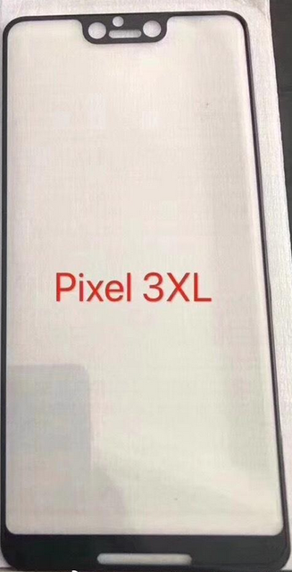 Leaked image of a Pixel 3 XL screen protector was the first clue that the phone would feature a notch - Google Pixel 3 XL prototype appears in more pictures