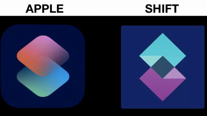 Apple sued for $200,000 over a Siri Shortcuts logo copy, do you think they look alike?