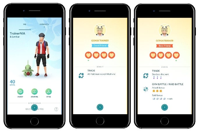 Friends in Pokemon GO - Friends and trading are finally coming to Pokemon GO