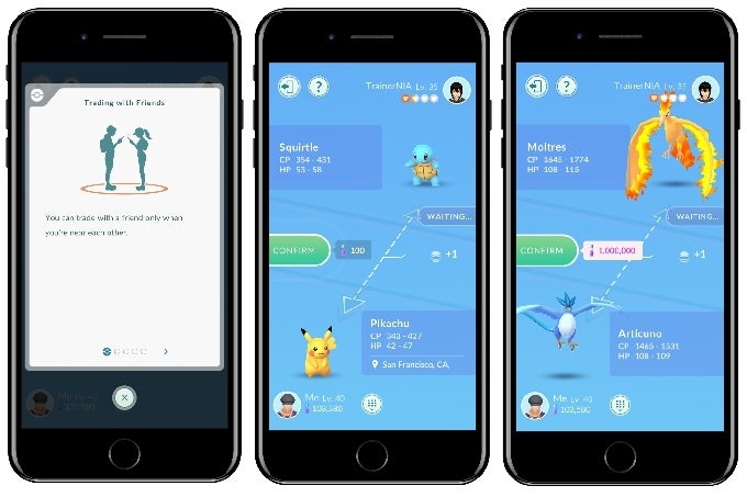 Trading in Pokemon GO - Friends and trading are finally coming to Pokemon GO